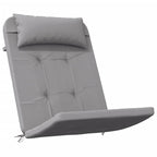 2-Pack Grey Adirondack Chair Cushions Oxford Fabric (100% Polyester)
