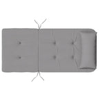 2-Pack Grey Adirondack Chair Cushions Oxford Fabric (100% Polyester)