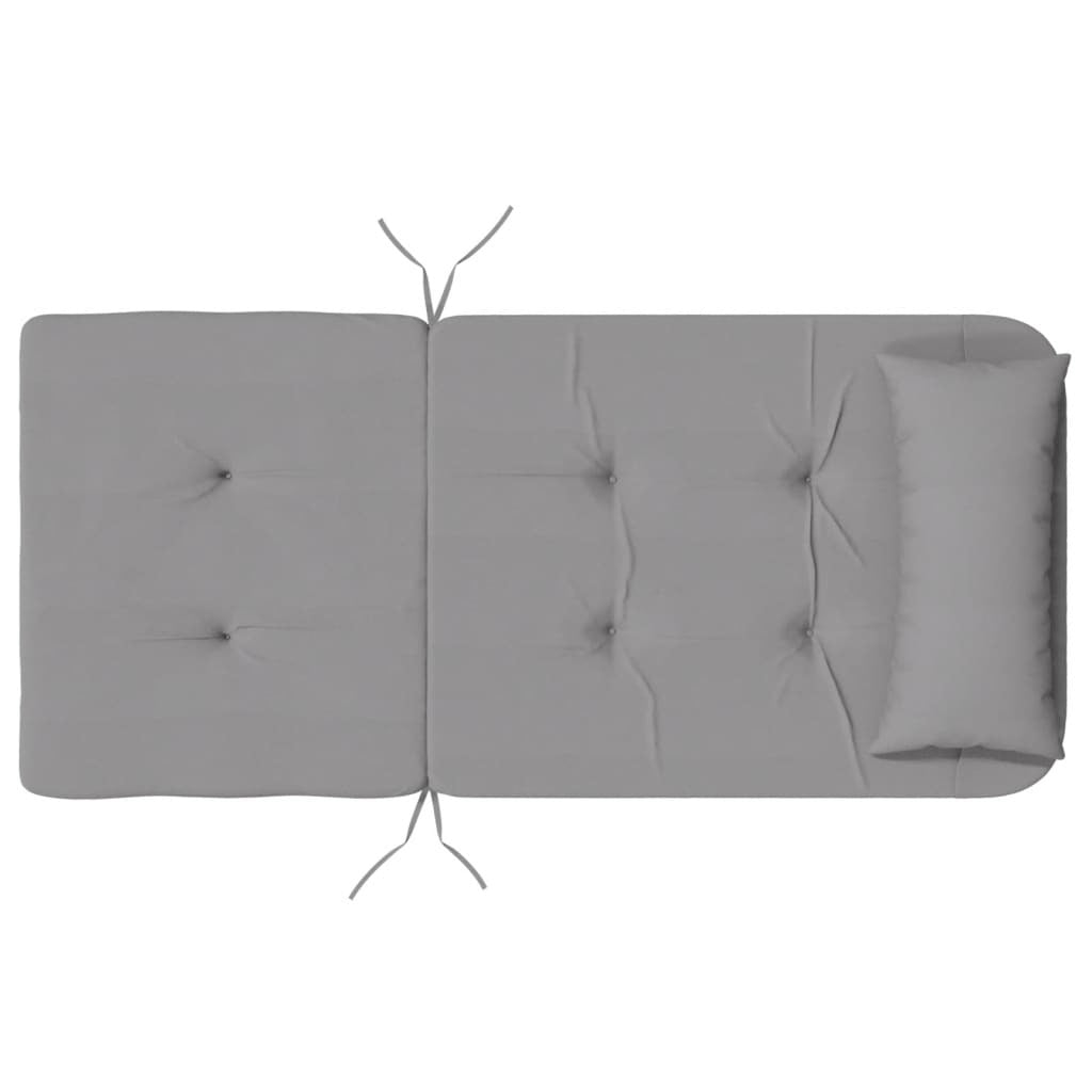 2-Pack Grey Adirondack Chair Cushions Oxford Fabric (100% Polyester)