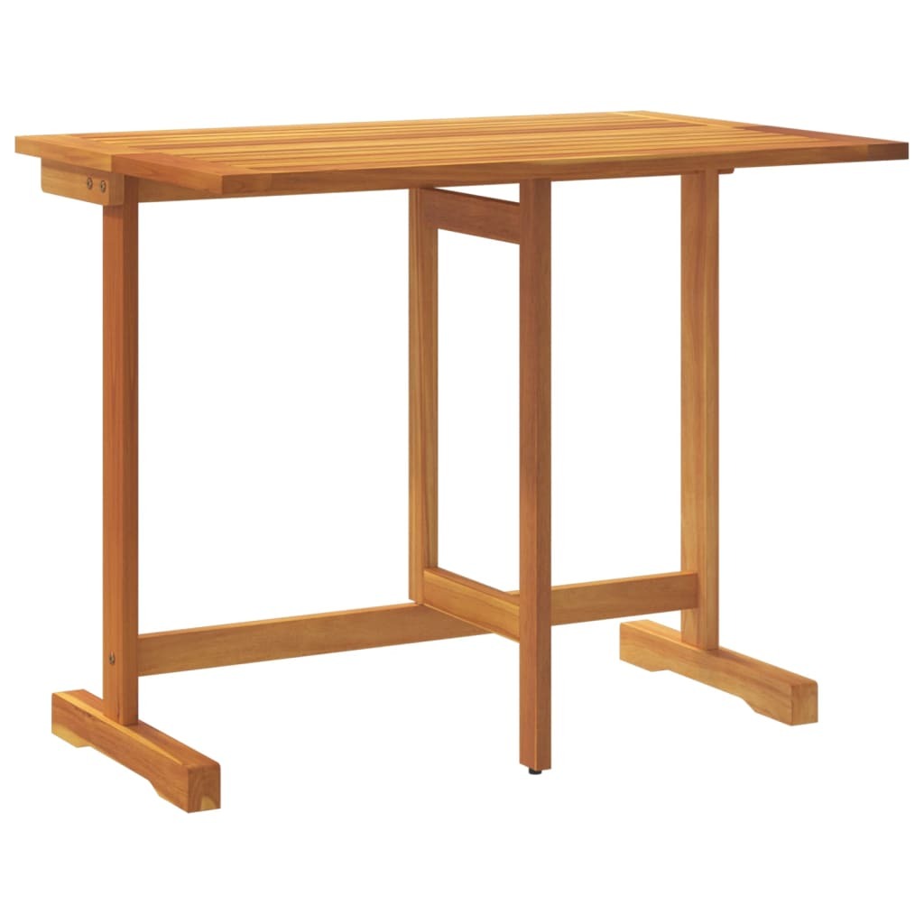 Balcony Table Brown Solid Acacia wood Medium Foldable