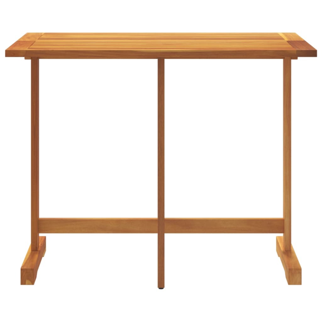 Balcony Table Brown Solid Acacia wood Medium Foldable