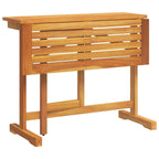 Balcony Table Brown Solid Acacia wood Medium Foldable