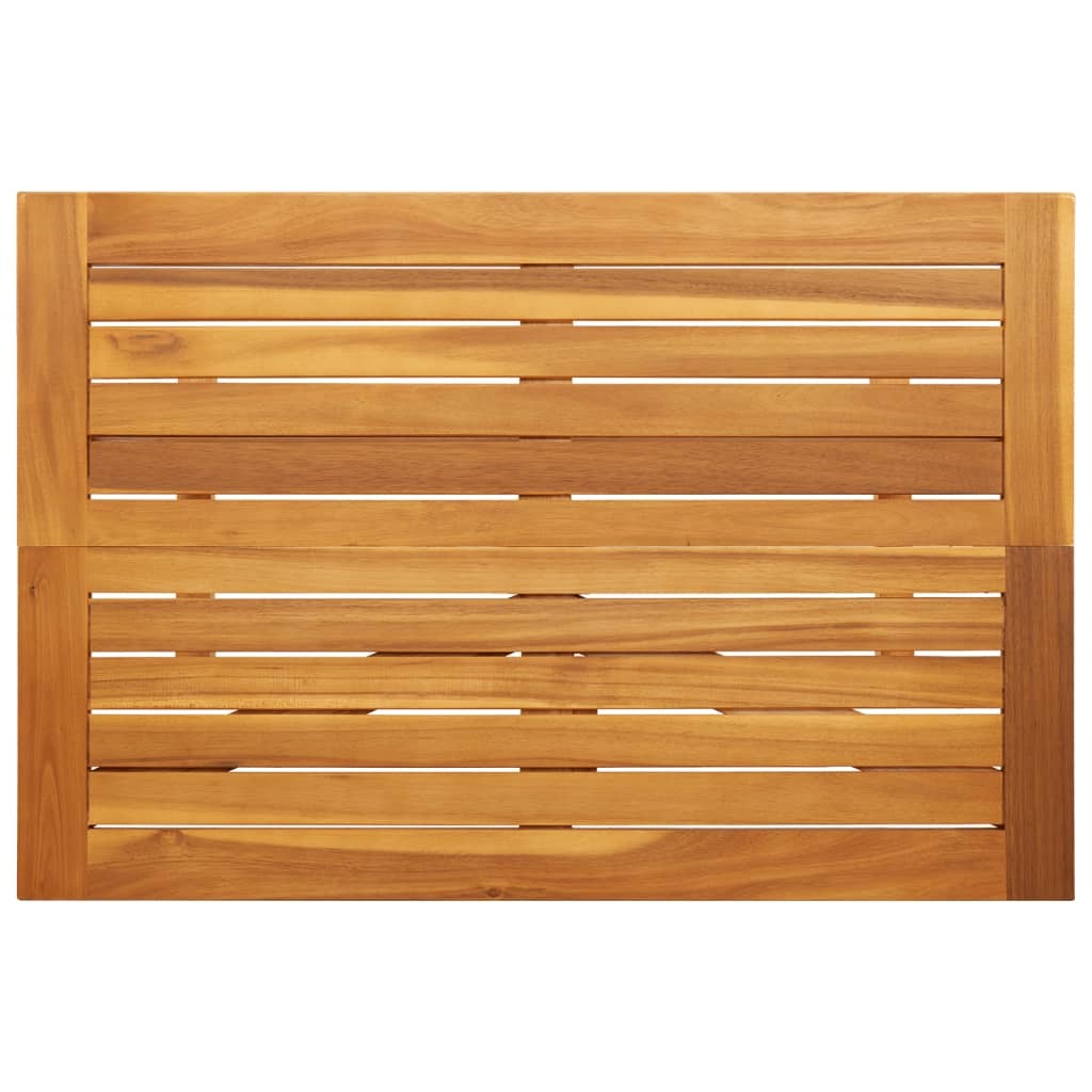 Balcony Table Brown Solid Acacia wood Medium Foldable