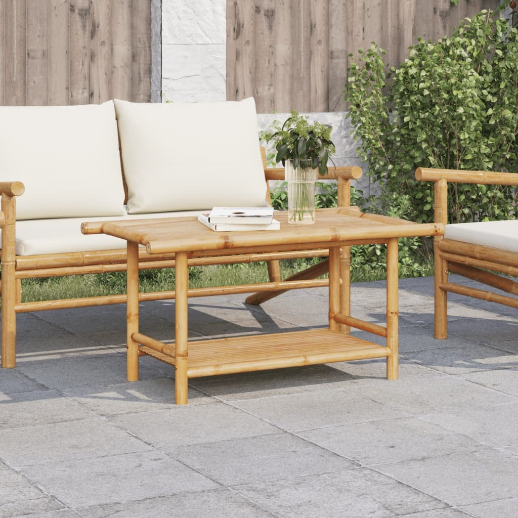 Coffee Table Natural Bamboo Bamboo 35.4 x 19.7 x 17.7 in