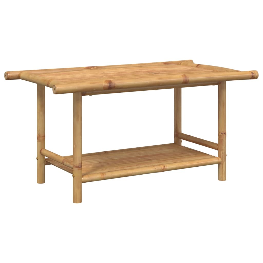 Coffee Table Natural Bamboo Bamboo 35.4 x 19.7 x 17.7 in