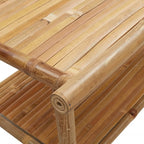 Coffee Table Natural Bamboo Bamboo 35.4 x 19.7 x 17.7 in