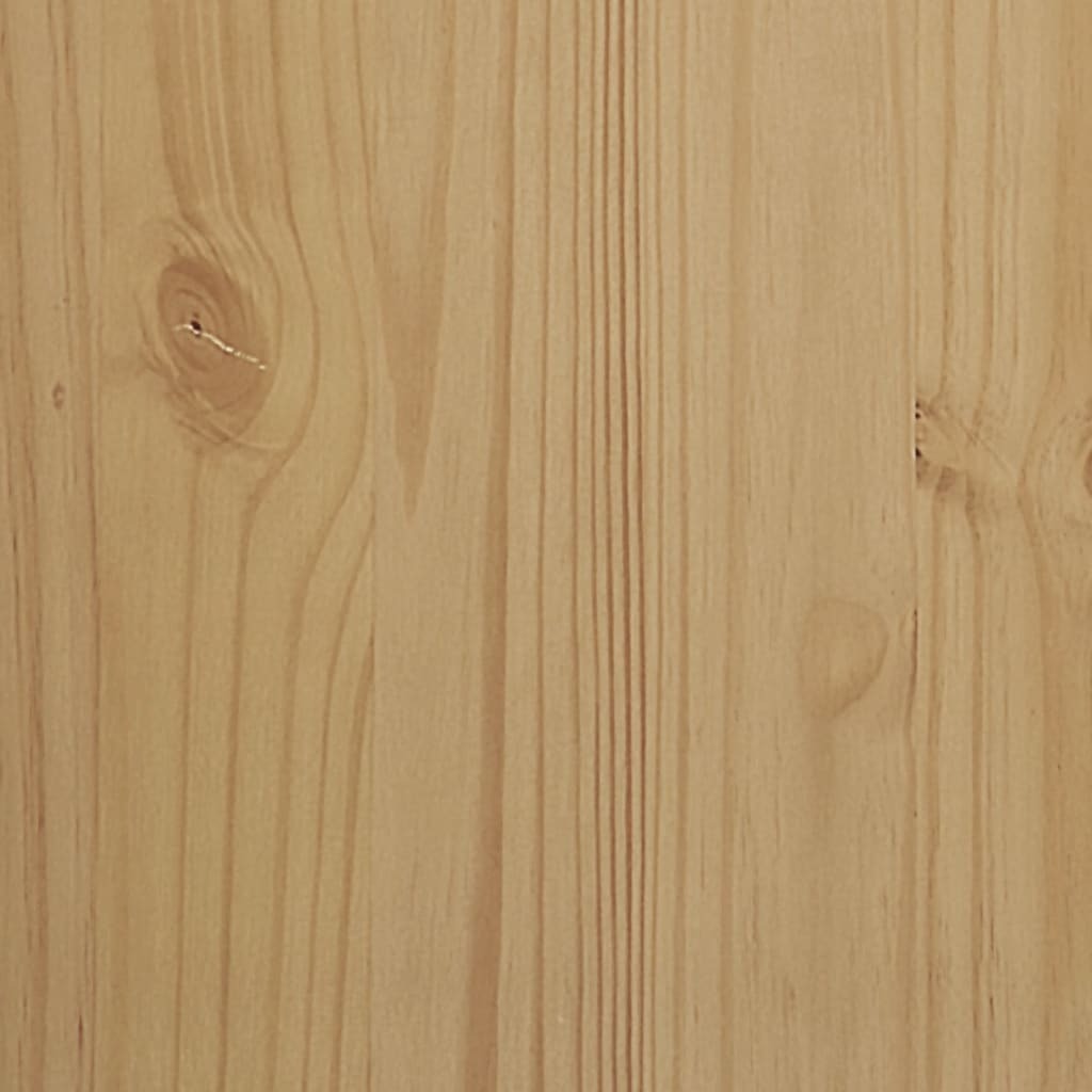 Bedside Cabinet Wax brown Solid pine wood Small Bedside Cabinet