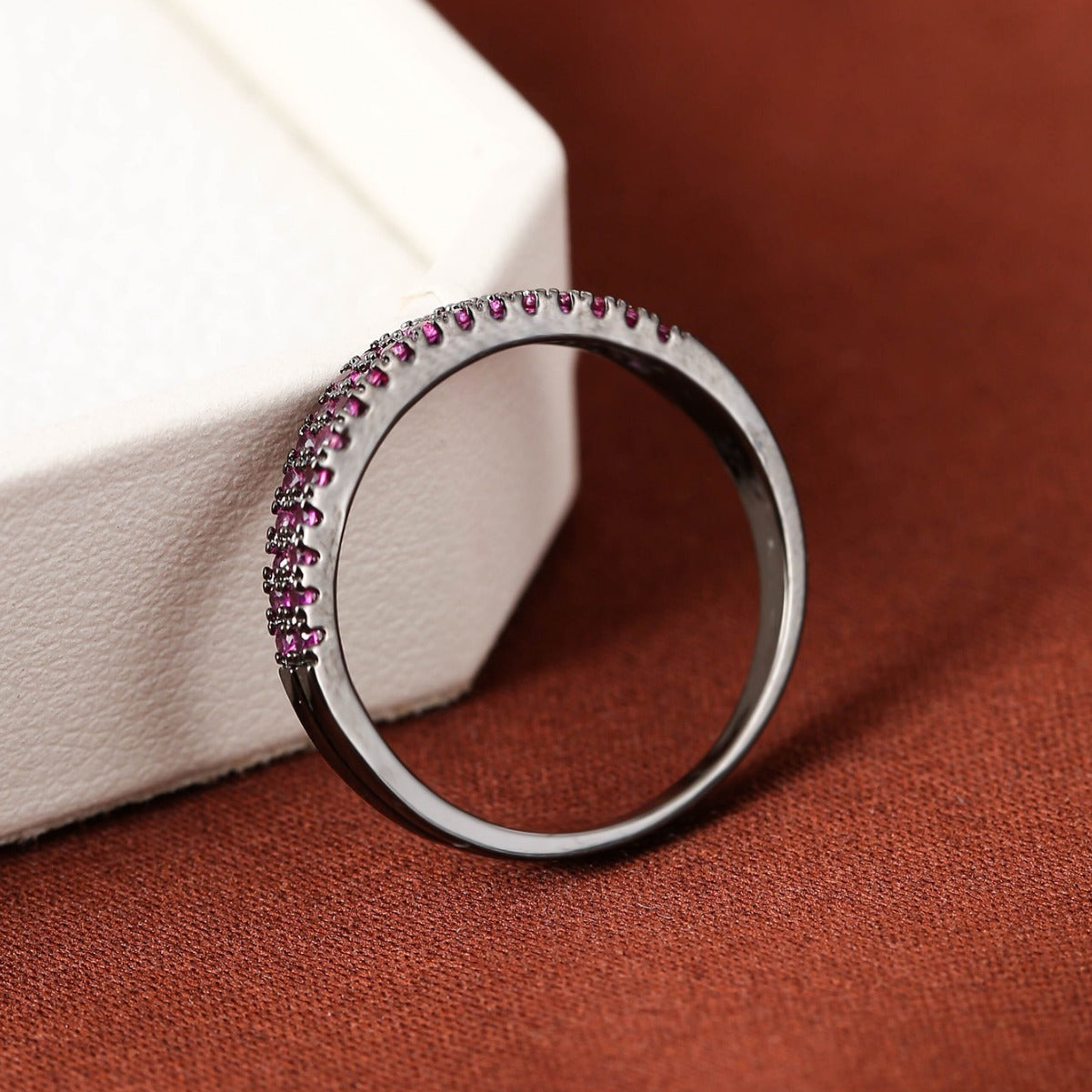 Elegant Color Zircon Bracelet & Ring Set – Minimalist Women's Jewelry