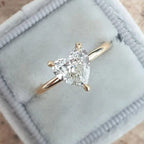 Women's Simple Love Heart-Shaped Wedding Ring – Fashion Jewelry