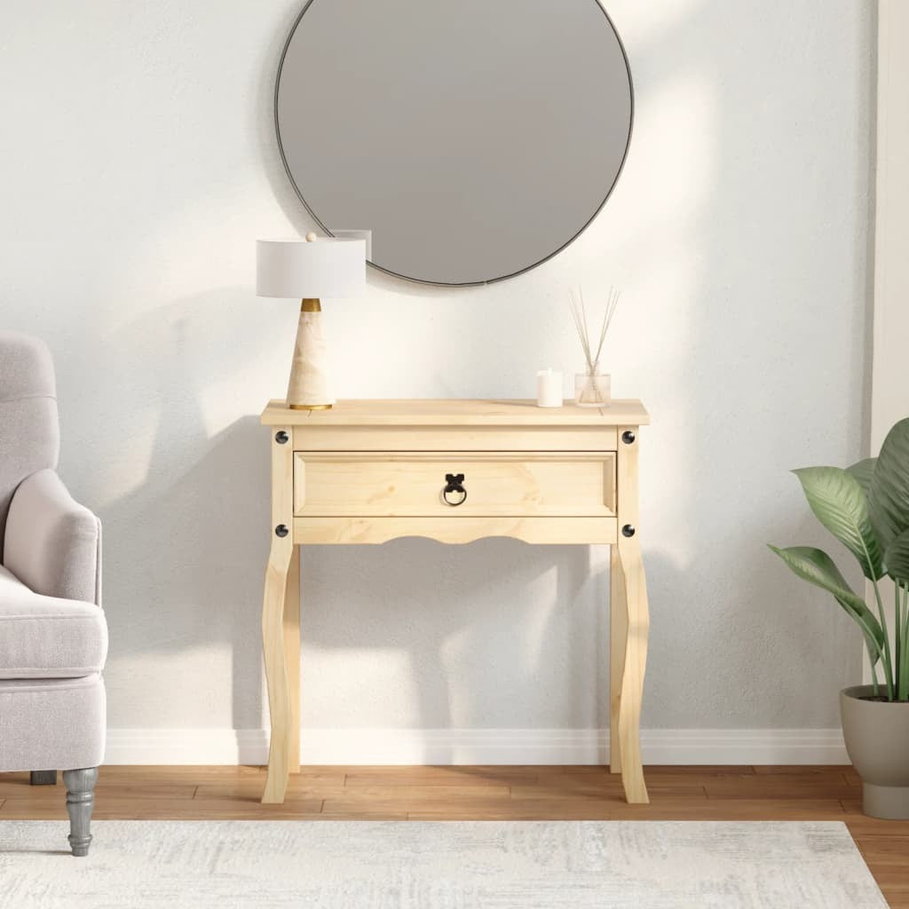 Console Table Honey wax finish