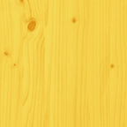 Adirondack Chair Yellow Solid Fir Wood Medium Ergonomic