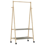 Clothes Rack Bamboo Medium Foldable Bamboo Clothes Rack