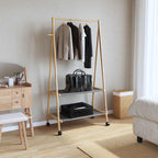 Clothes Rack Bamboo Medium Foldable Bamboo Clothes Rack