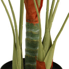 Artificial Palm Tree Green Polypropylene, Iron Wire, Fabric, Cement