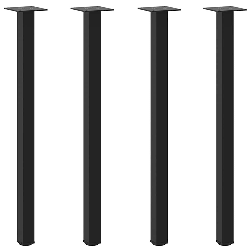 Coffee Table Leg Black Powder-coated steel Standard