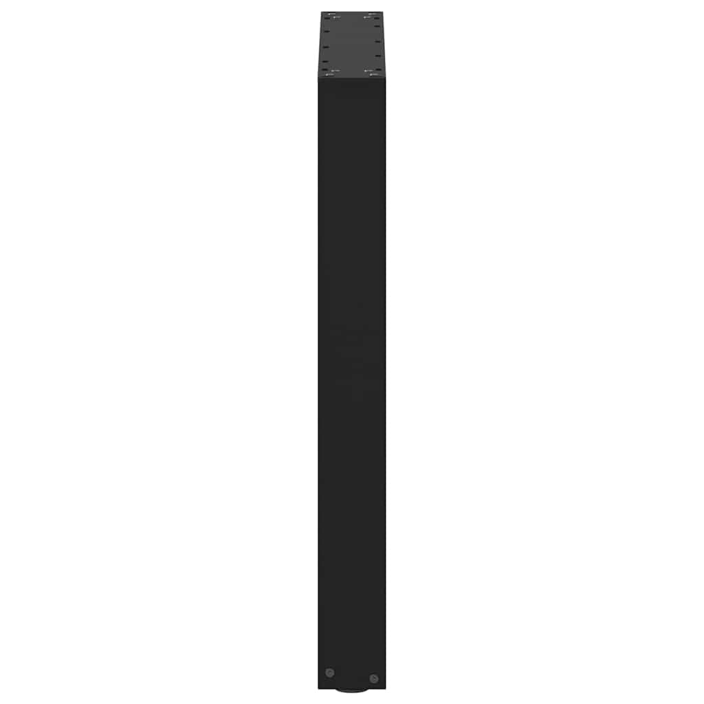 Coffee Table Leg Set of 2 Black Powder-coated steel