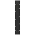 Coffee Table Leg Set of 2 Black Powder-coated steel