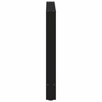 Coffee Table Leg Set of 2 Black Powder-Coated Steel