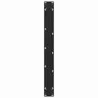 Coffee Table Leg Set of 2 Black Powder-Coated Steel