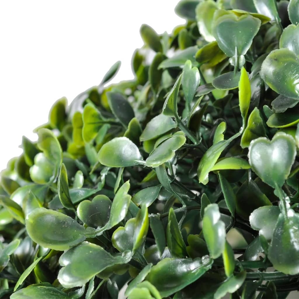 Artificial Plant Set of 2 Mixed green PVC 14 in diameter