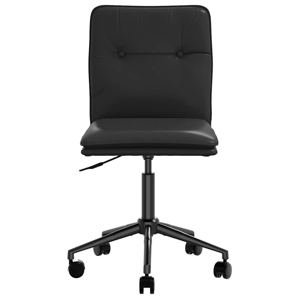 Dining Chair Black Faux leather, plywood, metal Standard
