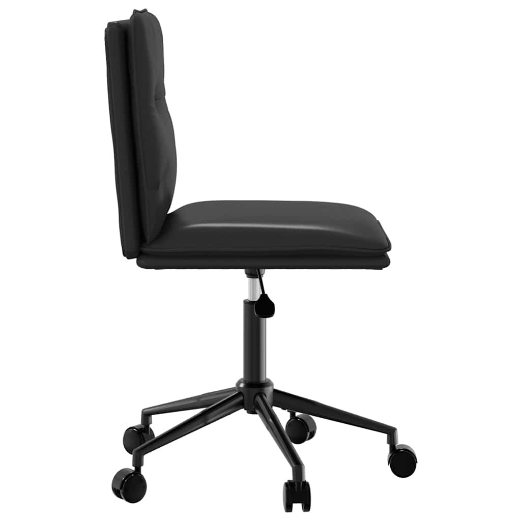 Dining Chair Black Faux leather, plywood, metal Standard