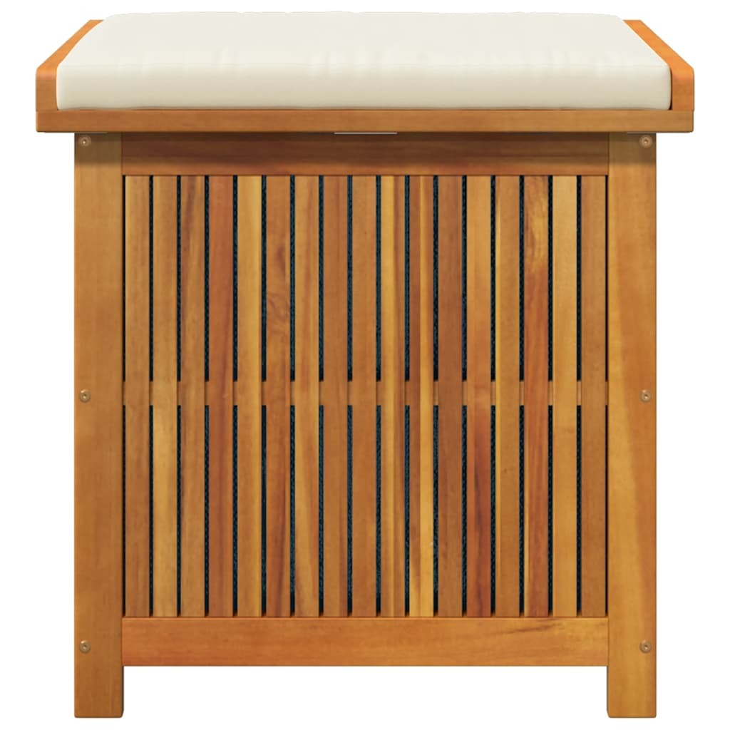 Cushion Box Cream white, Woodgrain