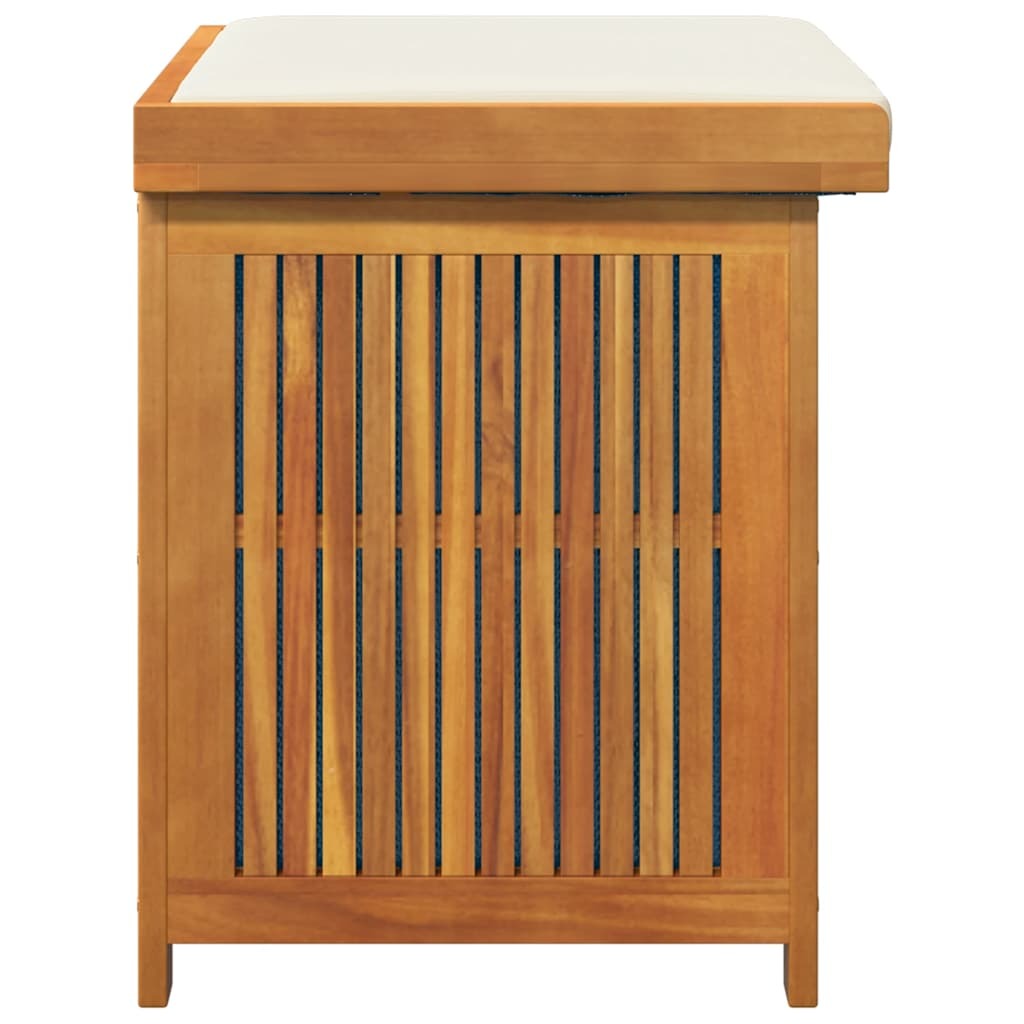 Cushion Box Cream white, Woodgrain