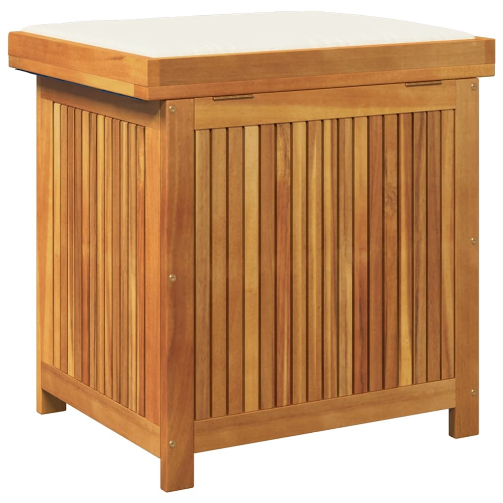 Cushion Box Cream white, Woodgrain