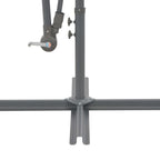 Cantilever Garden Parasol Anthracite Polyester 118.1 in canopy