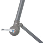 Cantilever Umbrella Taupe Polyester, Metal Large Tiltable