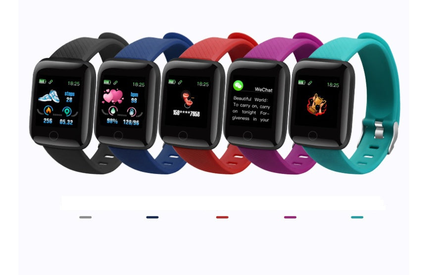Blood Pressure Monitoring Fitness Bracelet – Smart Sports Tracker