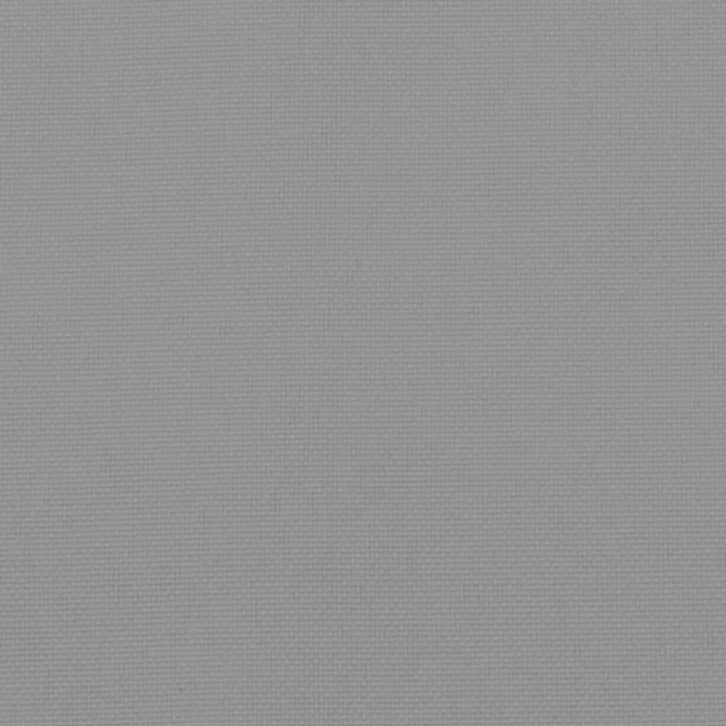 Chair Cushion Set of 4 Grey Oxford fabric (100% polyester)