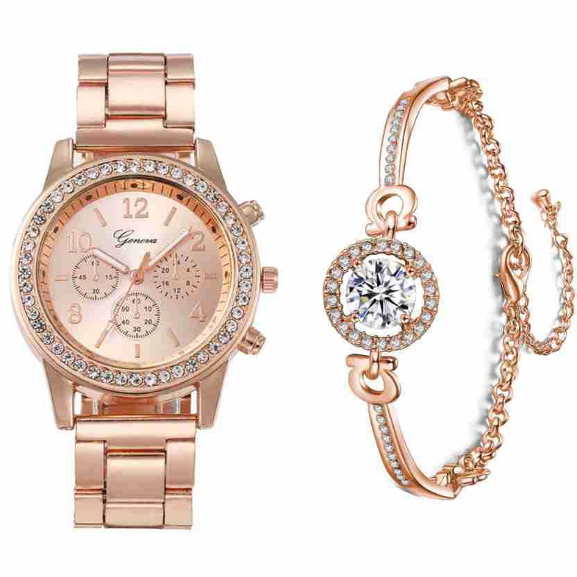 Couple’s Quartz Watch Set – Fashion Steel Band Watches for Men & Women