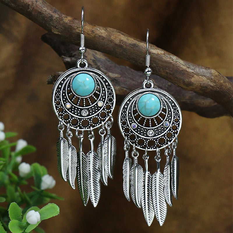 Women's Retro Exaggerated Earrings – Stylish Temperament Jewelry