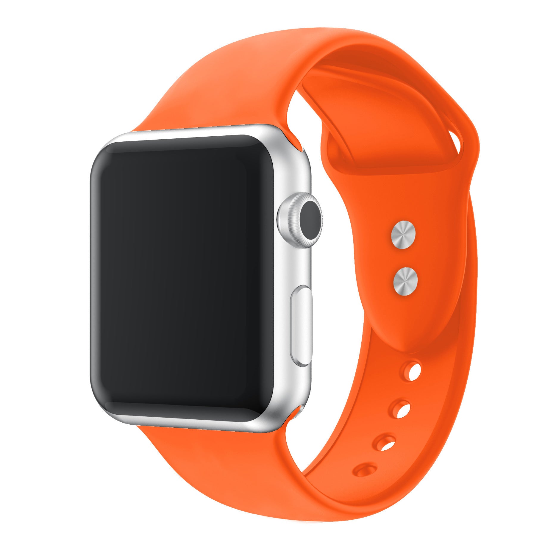 Silicone Watch Strap with Double Pin Buckle