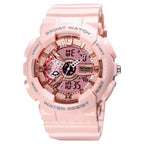 Classic Black & Gold Sports Double Display Electronic Watch – Teen Boys & Girls