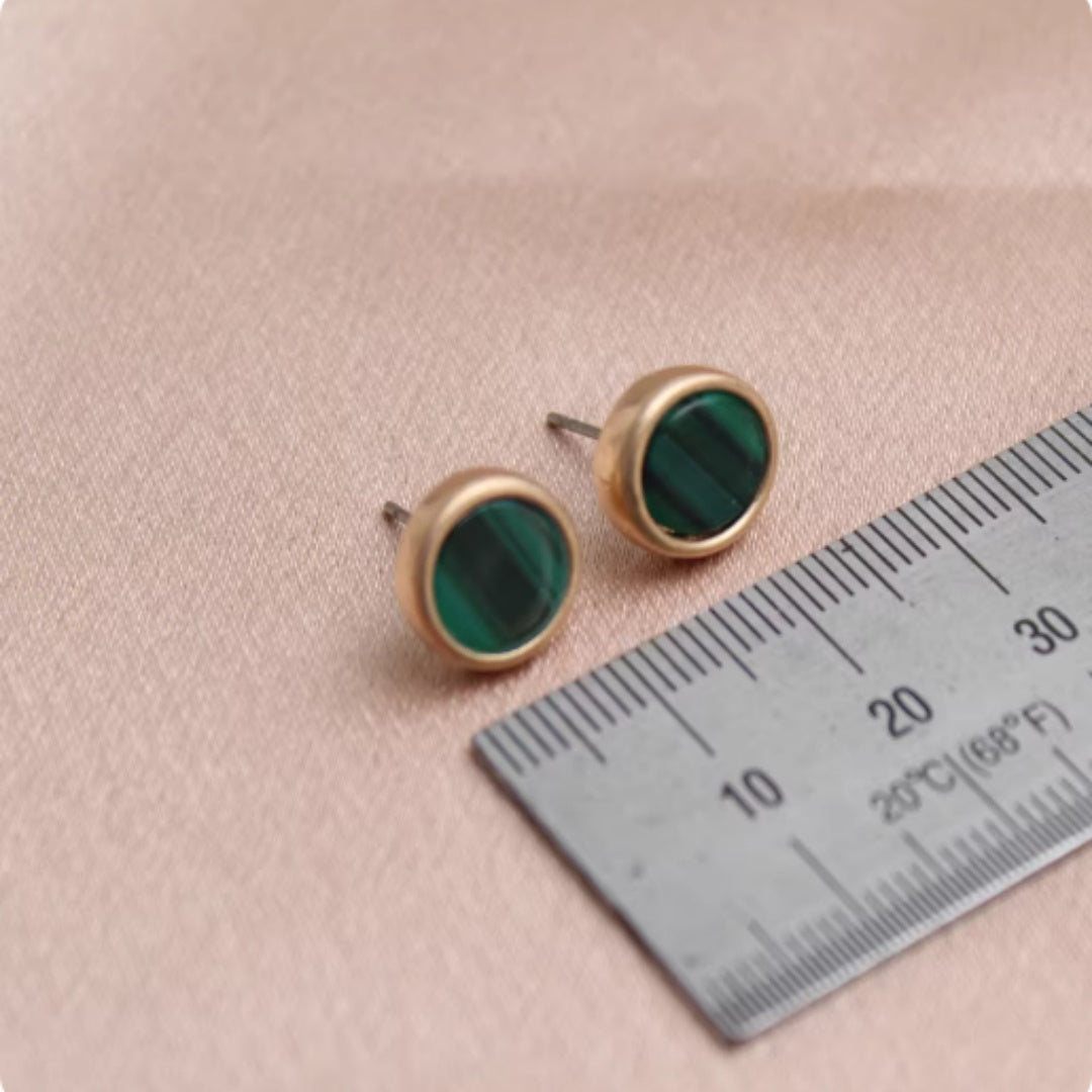 Everyday Rhinestone Inlaid Earrings – Simple & Stylish