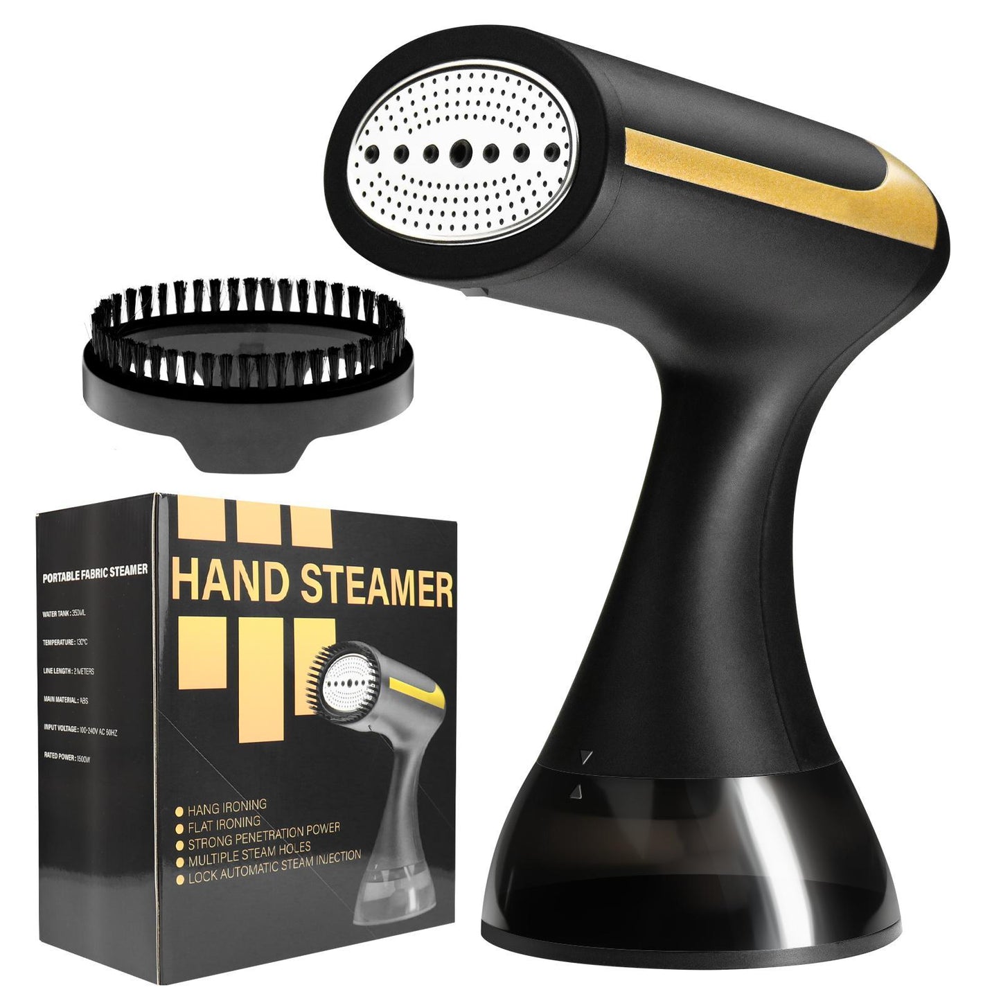 Compact Clothes Steamer Iron for Travel & Home