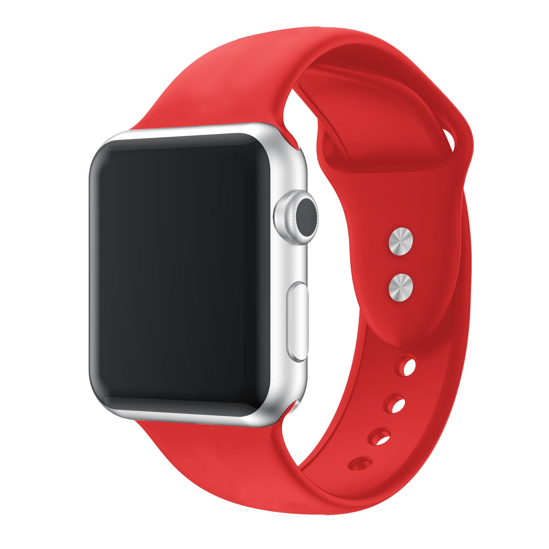 Silicone Watch Strap with Double Pin Buckle