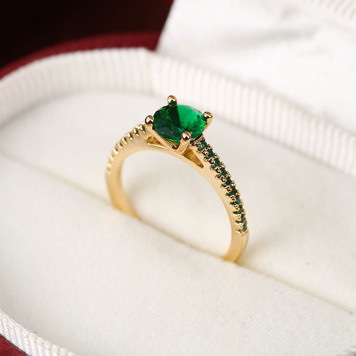 Colorful Zircon Elegant Statement Ring – Women's Fashion Jewelry