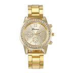 Couple’s Quartz Watch Set – Fashion Steel Band Watches for Men & Women