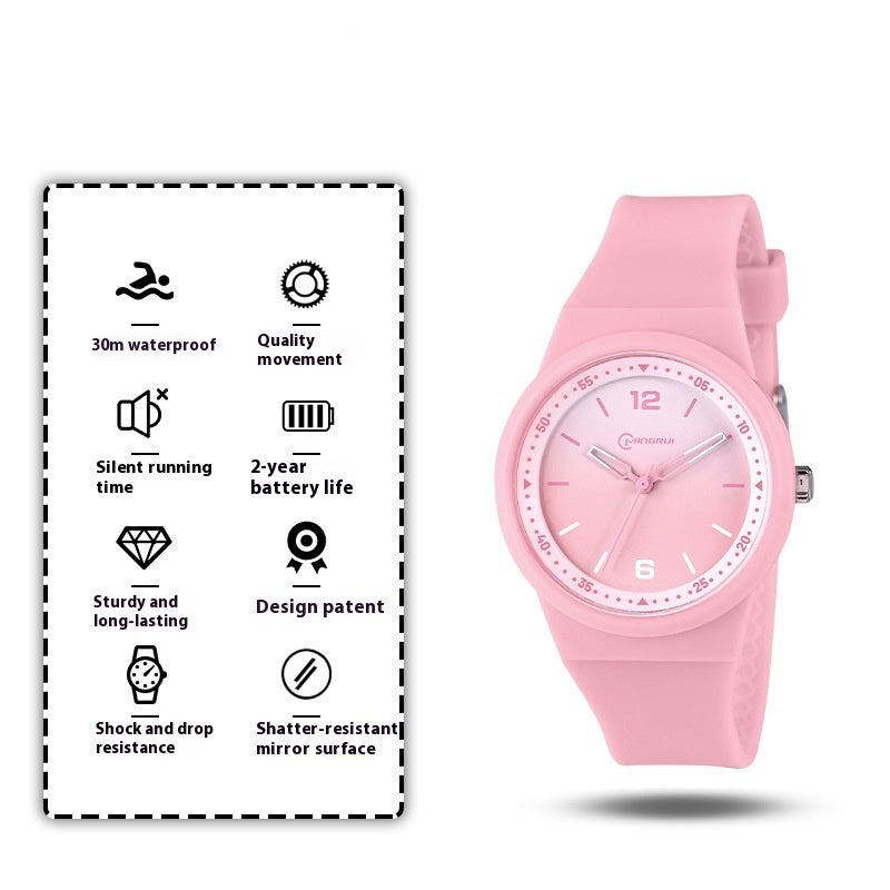 Children's Quartz Watch for Girls – Stylish Student Timepiece