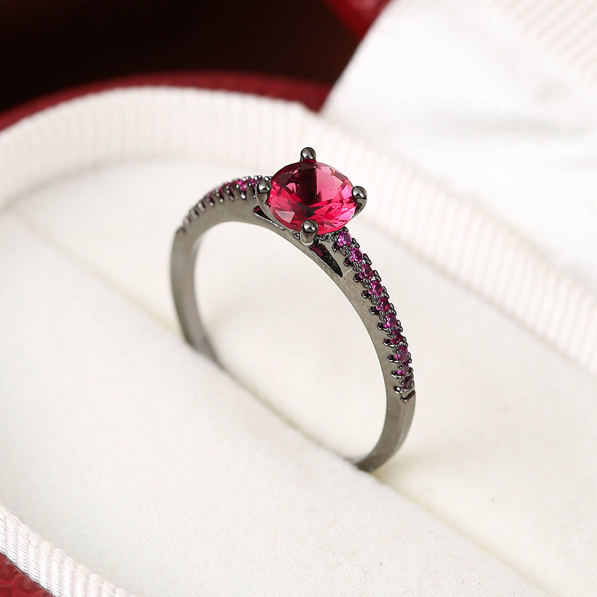 Colorful Zircon Elegant Statement Ring – Women's Fashion Jewelry