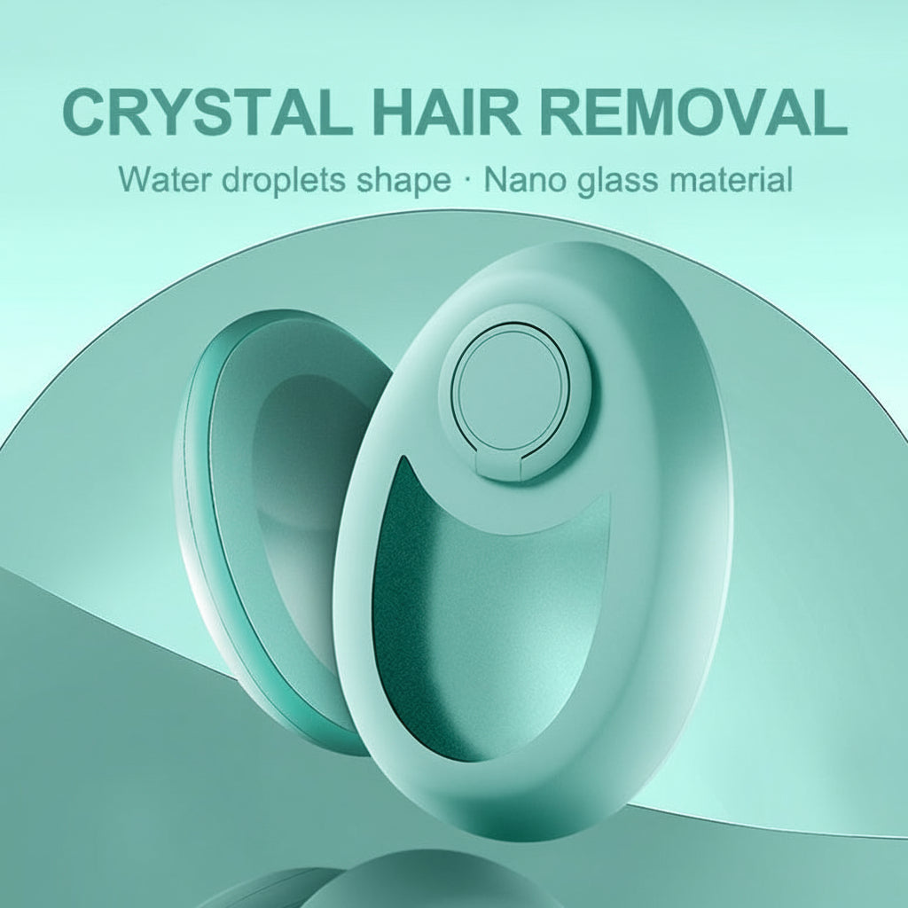 Crystal Hair Eraser. Painless Hair Removal & Exfoliating Tool for Women & Men