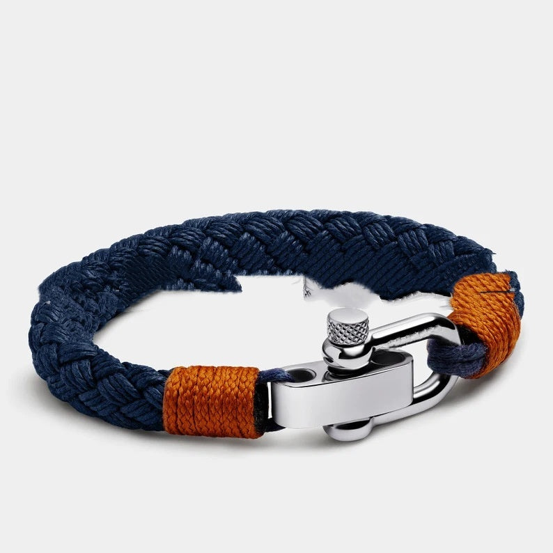 Nautical Stainless Steel U-Shaped Buckle Bracelet – Cross-Border Wholesale