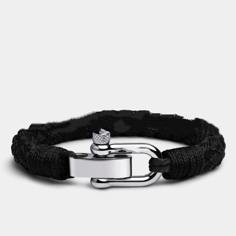Nautical Stainless Steel U-Shaped Buckle Bracelet – Cross-Border Wholesale