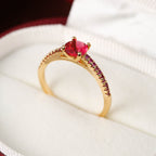 Colorful Zircon Elegant Statement Ring – Women's Fashion Jewelry