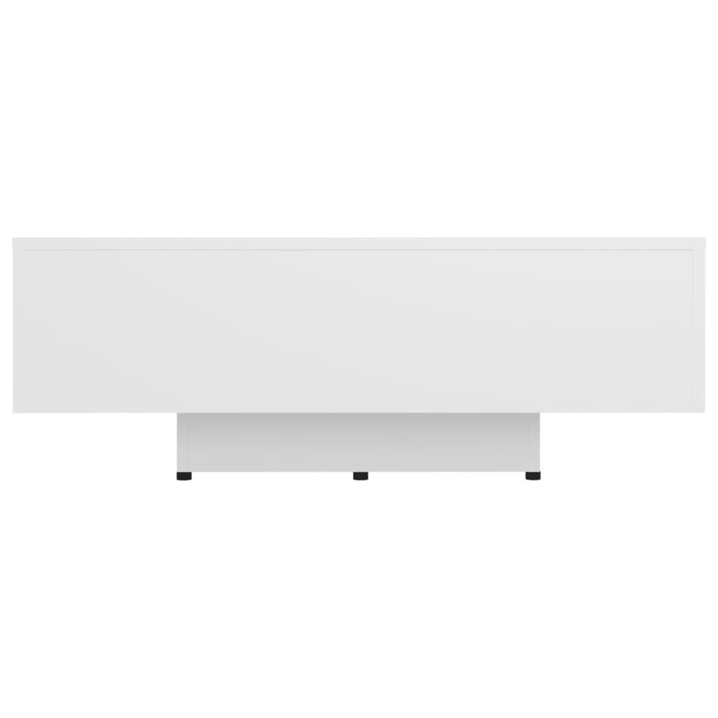 Couch Table White Engineered wood 33.5 x 21.7 x 12.2 in Simple