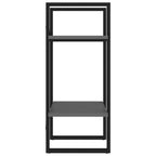 Book Cabinet Grey Engineered wood Medium Book Cabinet